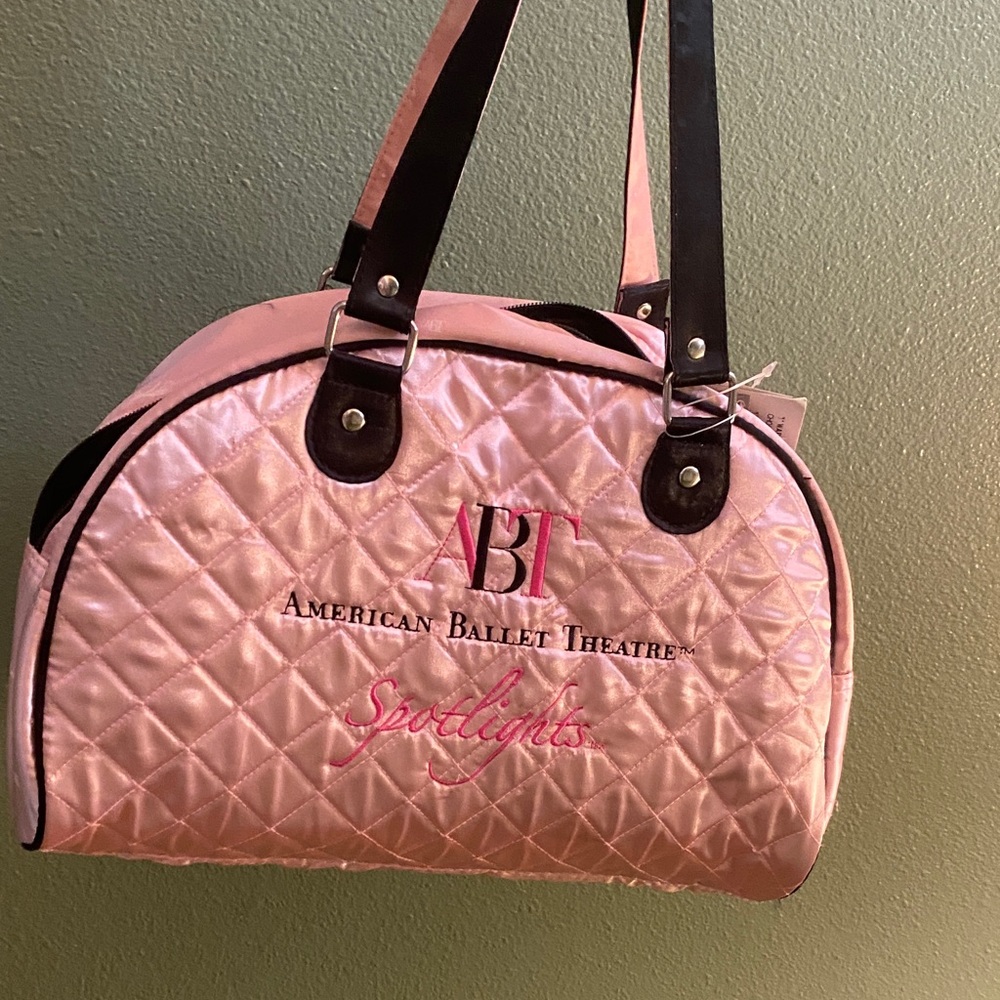 ABT Pink Quilted Ballet bag